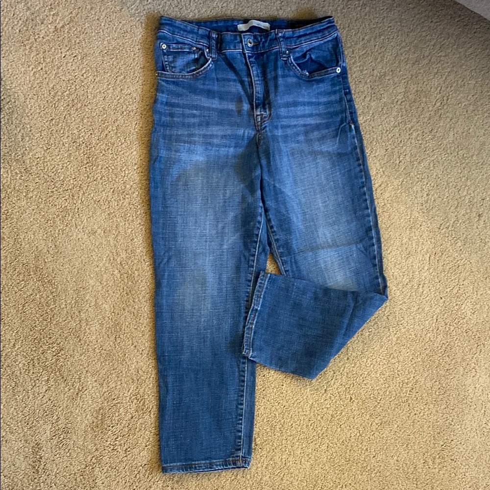 Ella Moss Blue Straight Jeans